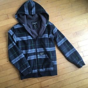 Empyre Plaid Hoodie (fleece lined)